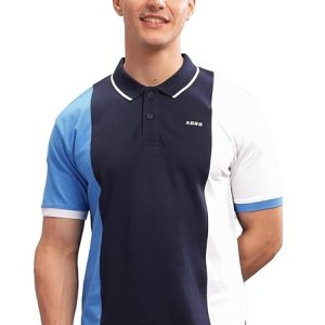 ADRO Men's Regular Fit Polo Tshirt in 100% Cotton Multi Color Polo