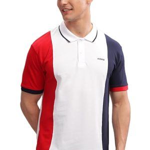 ADRO Men's Regular Fit Polo Tshirt in 100% Cotton Multi Color Polo