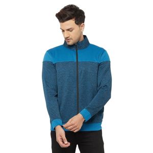 Glito Mens Zip Up Polyester Full Sleeves High Neck Jackets-Black | Winter Wear | Side Pockets | Regular Fit Jacket For Men, Track Top For Travelling, Gym & Sports Wear | Lightweight Jackets for Men
